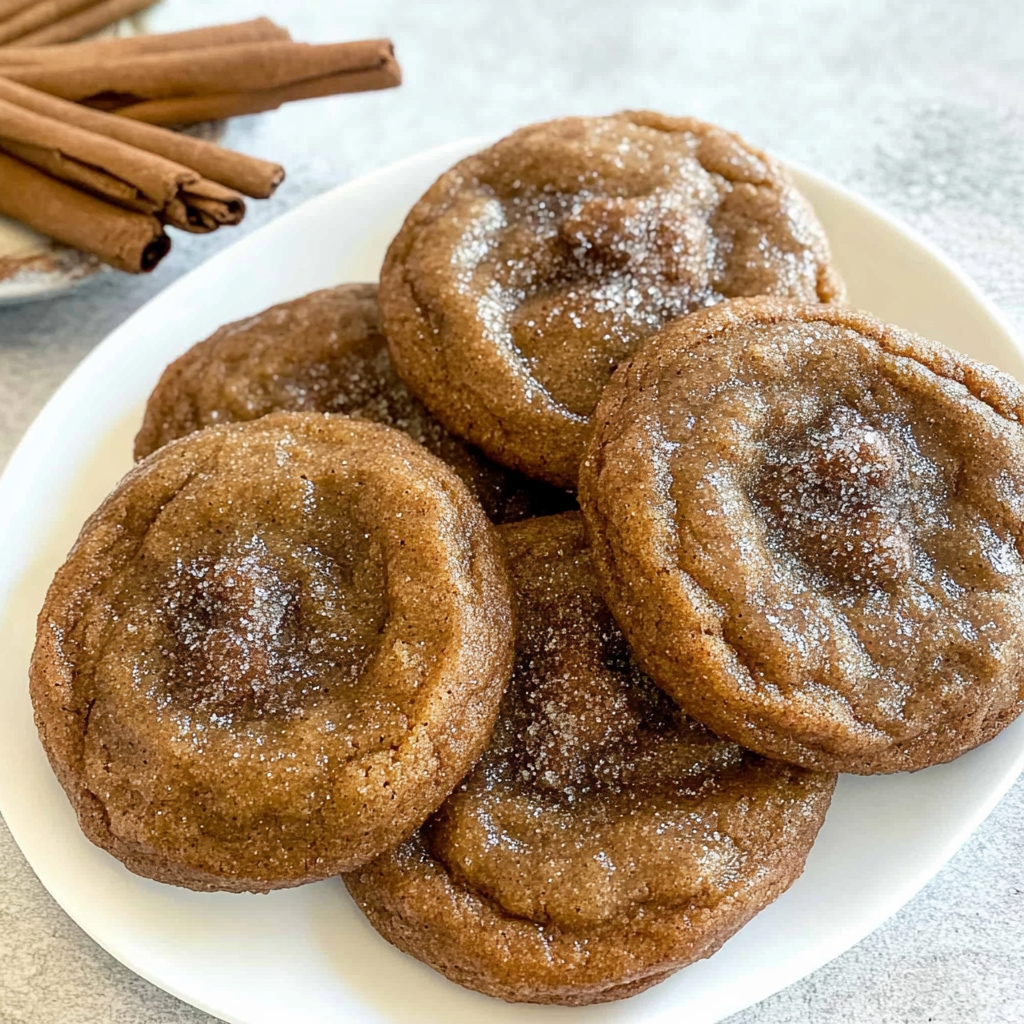 Recipe preparation for pumpkin snickerdoodle cookies