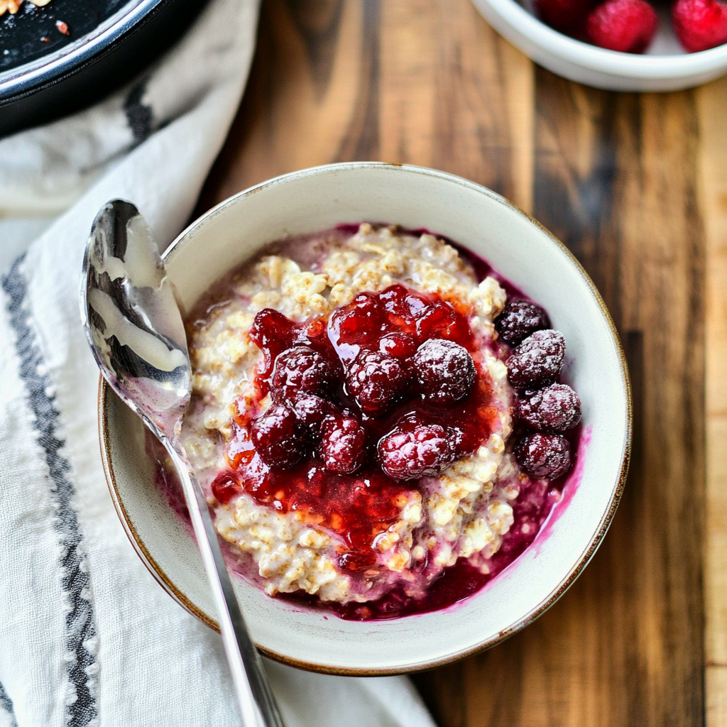 Recipe preparation for Instant Pot Cranberry Orange Steel Cut Oatmeal