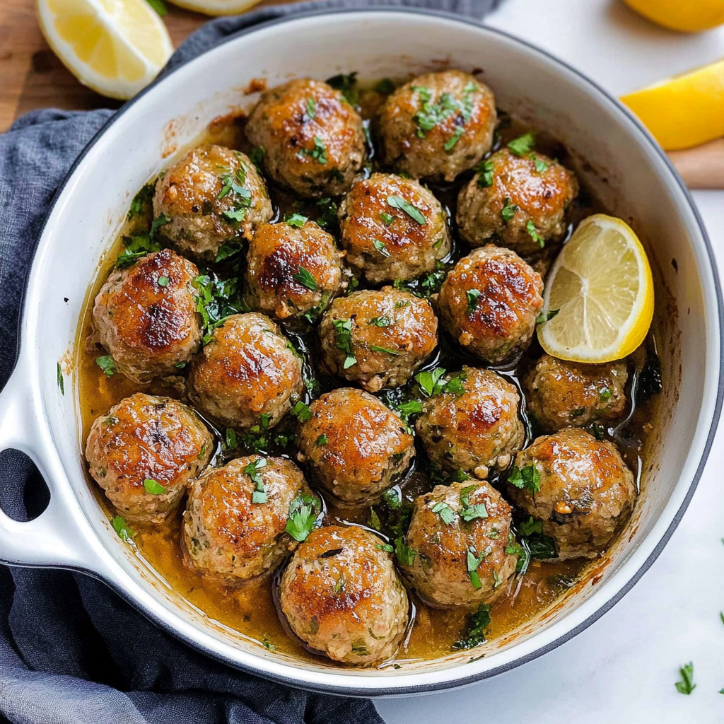 Recipe preparation for Slow Cooker Garlic Parmesan Turkey Meatballs