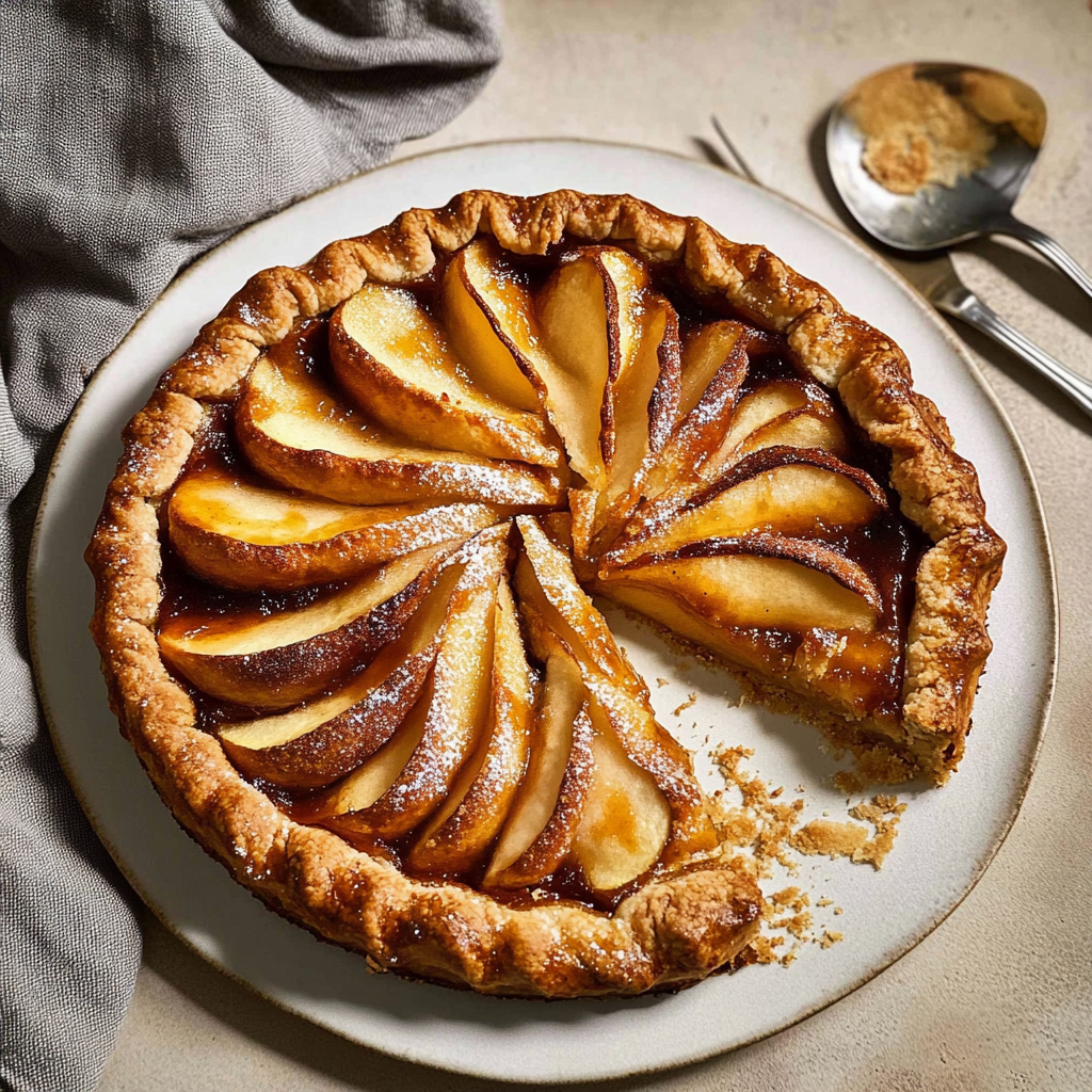 Recipe preparation for Rustic Apple Galette