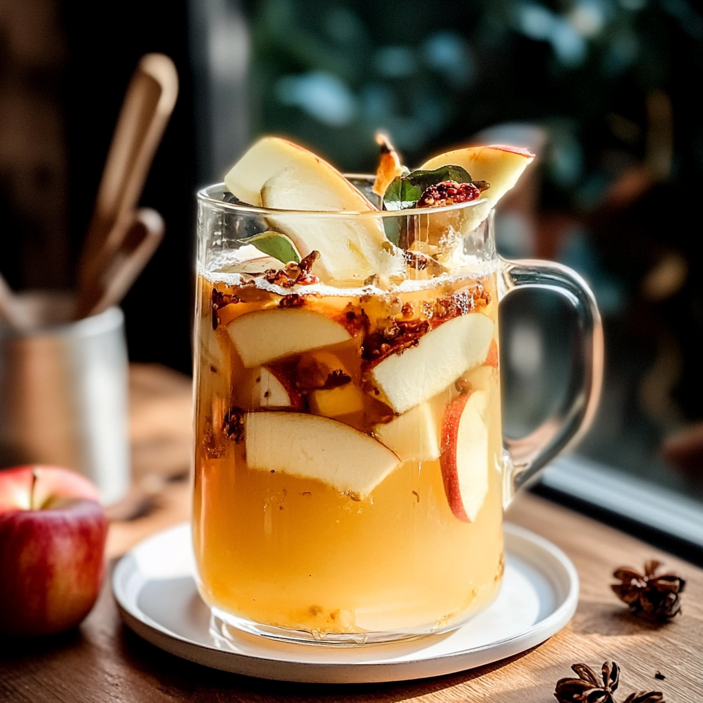 Recipe preparation for Apple Cider Sangria