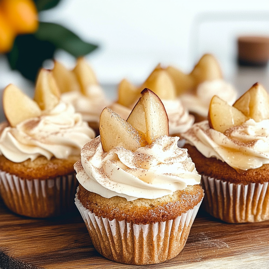Recipe preparation for Apple Cider Cupcakes
