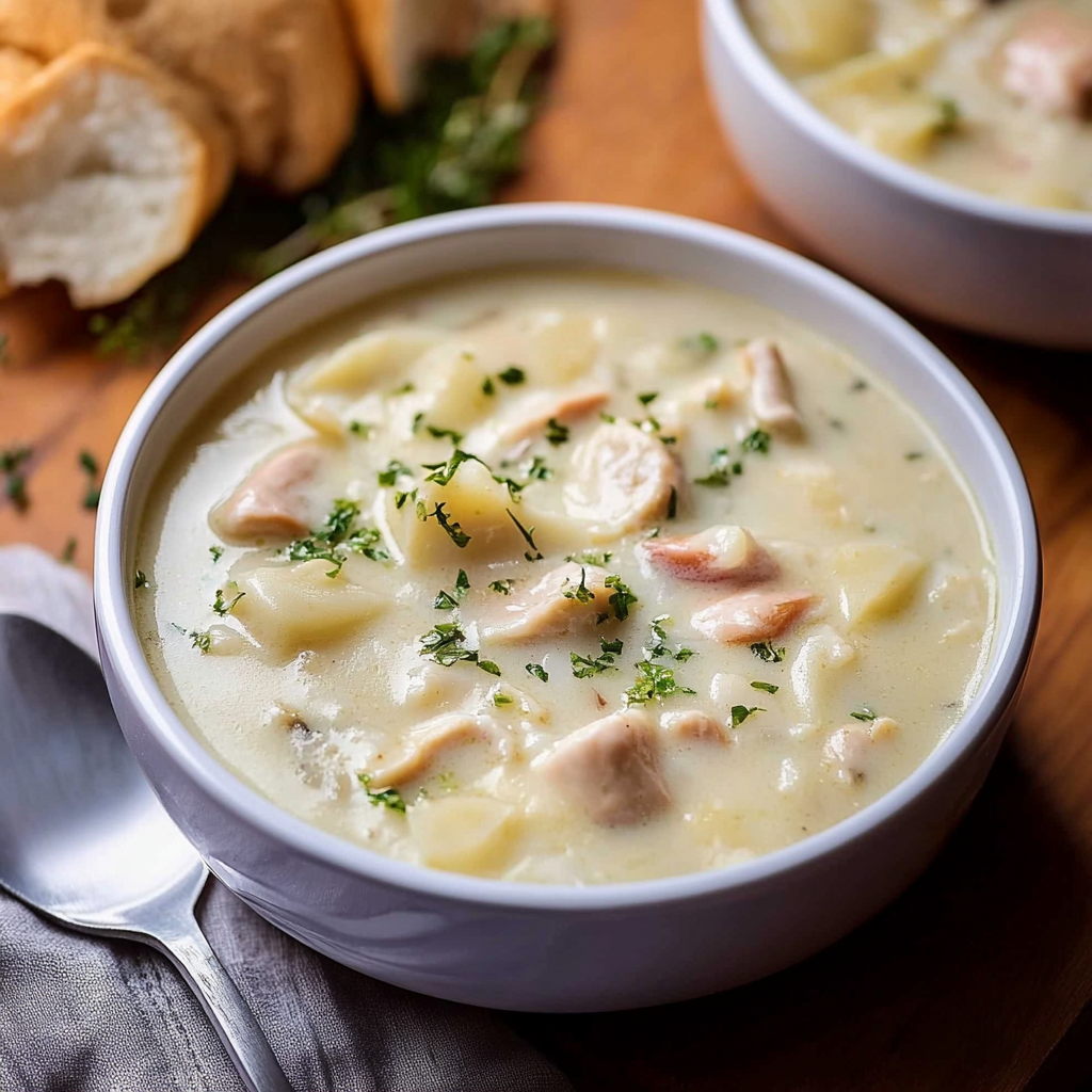 Recipe preparation for Instant Pot Clam Chowder