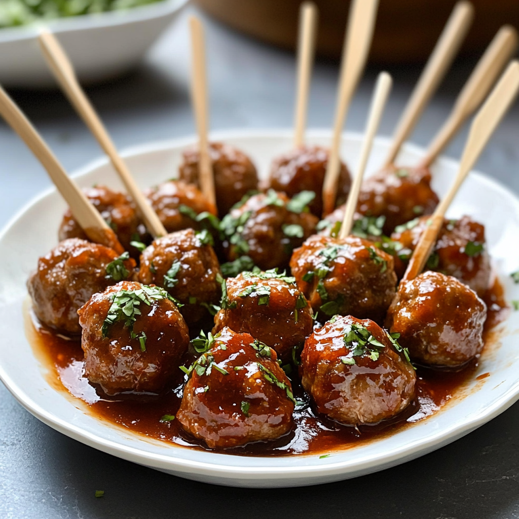 Recipe preparation for cocktail meatballs