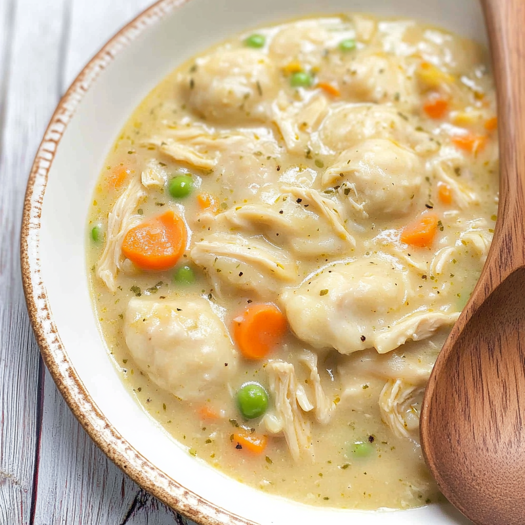Recipe preparation for Instant Pot Chicken and Dumplings