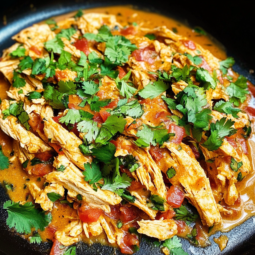 Recipe preparation for Slow Cooker Mexican Ranch Chicken
