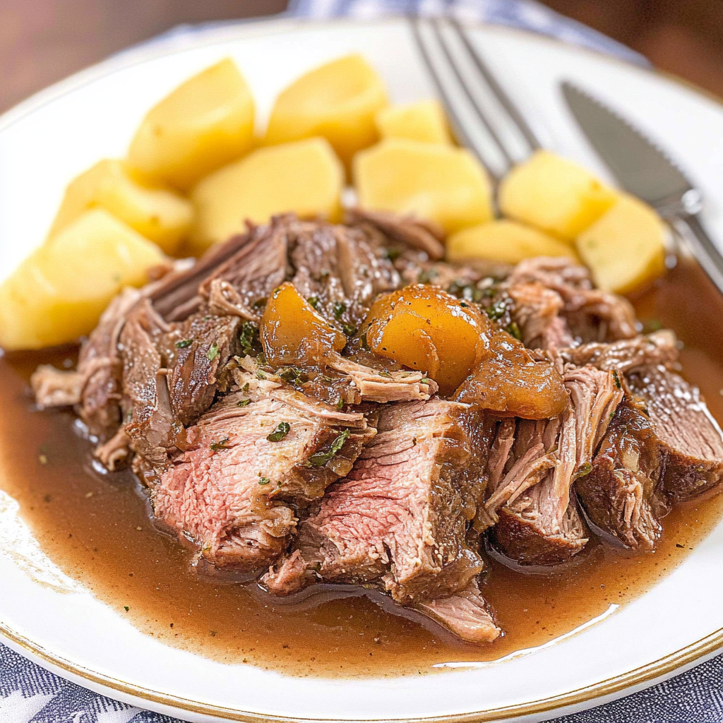 Recipe preparation for Crockpot London Broil