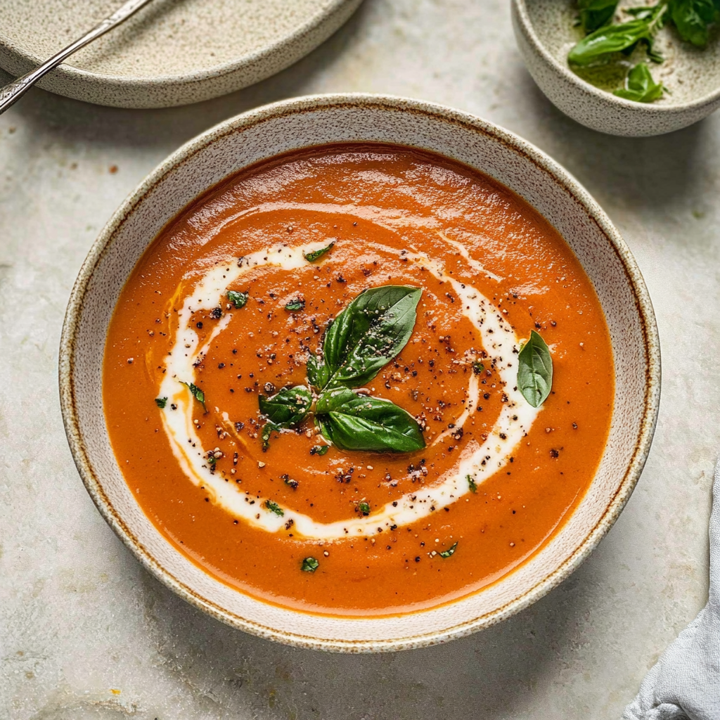 Recipe preparation for Creamy Instant Pot Tomato Soup