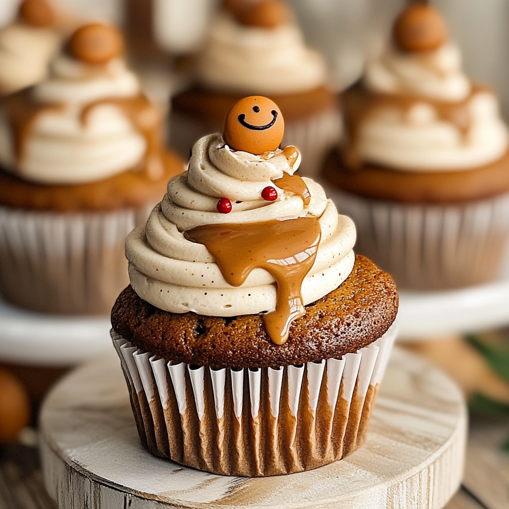 Recipe preparation for Gingerbread Cupcakes