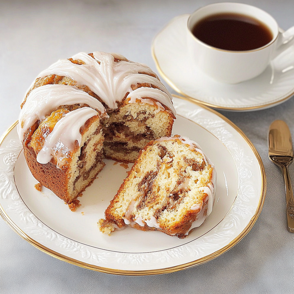 Recipe preparation for Christmas Coffee Cake