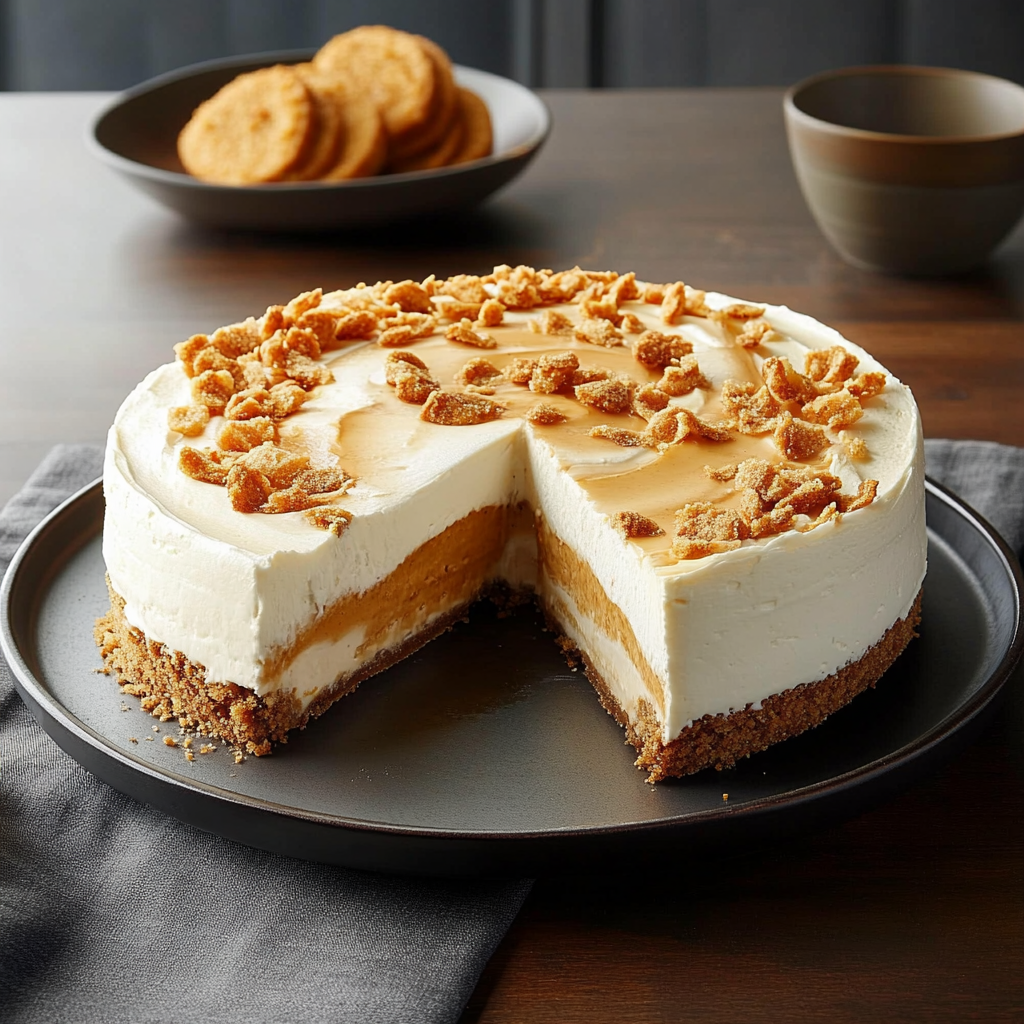 Recipe preparation for Snickerdoodle cheesecake