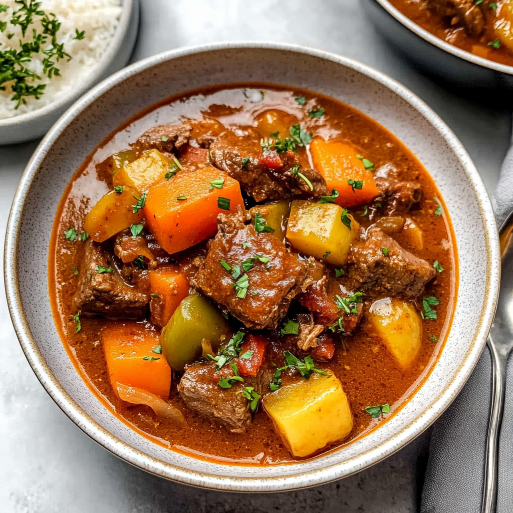 Recipe preparation for slow-cooked Beef Casserole
