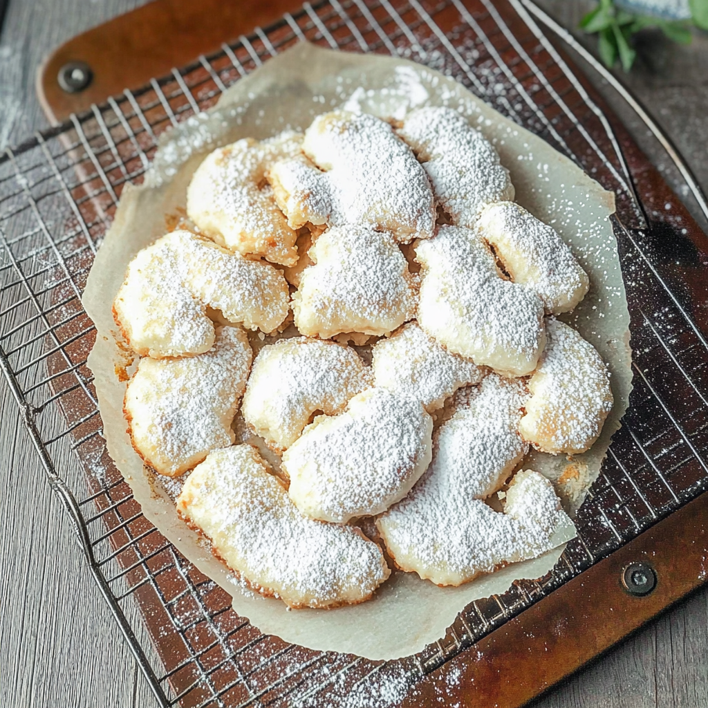 Recipe preparation for Kourambiethes