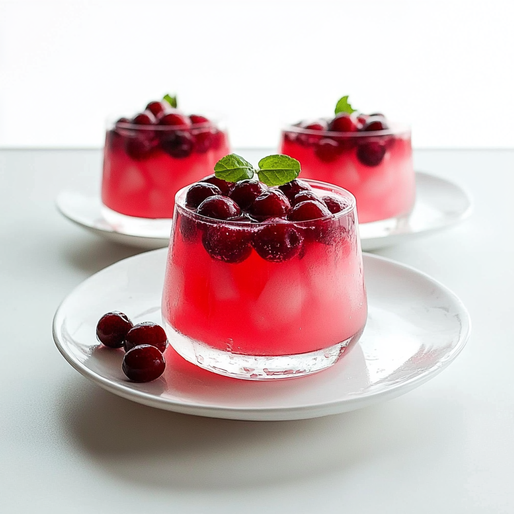 Recipe preparation for cranberry punch